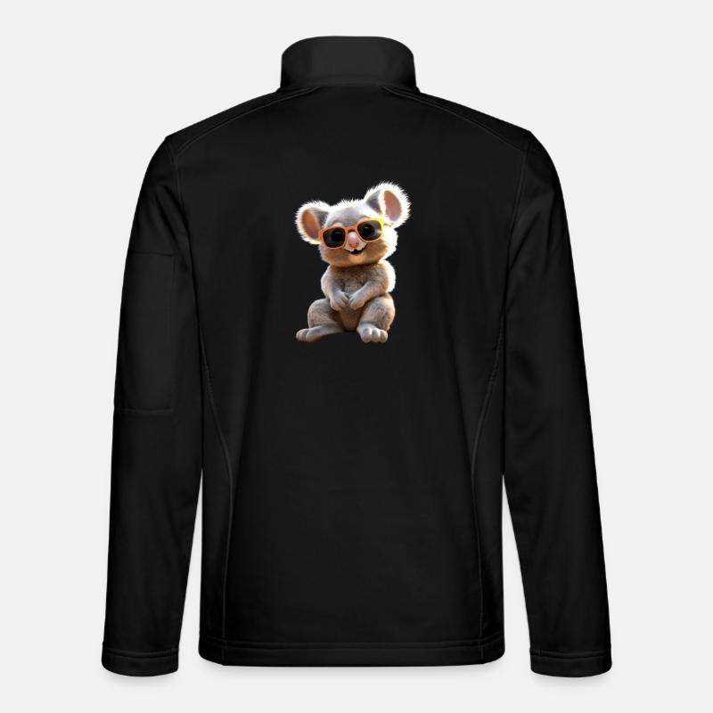 Koala Australien Koalas Koalabär Süßer Koala Bär - Unisex Softshelljacke - Schwarz