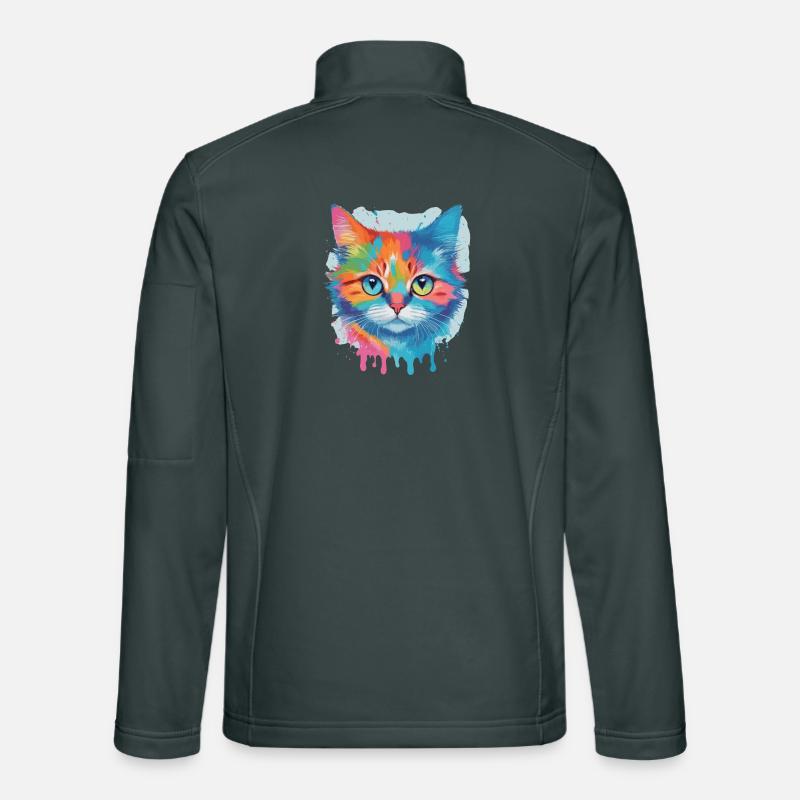 Cute Cat Unisex Softshell Jacket