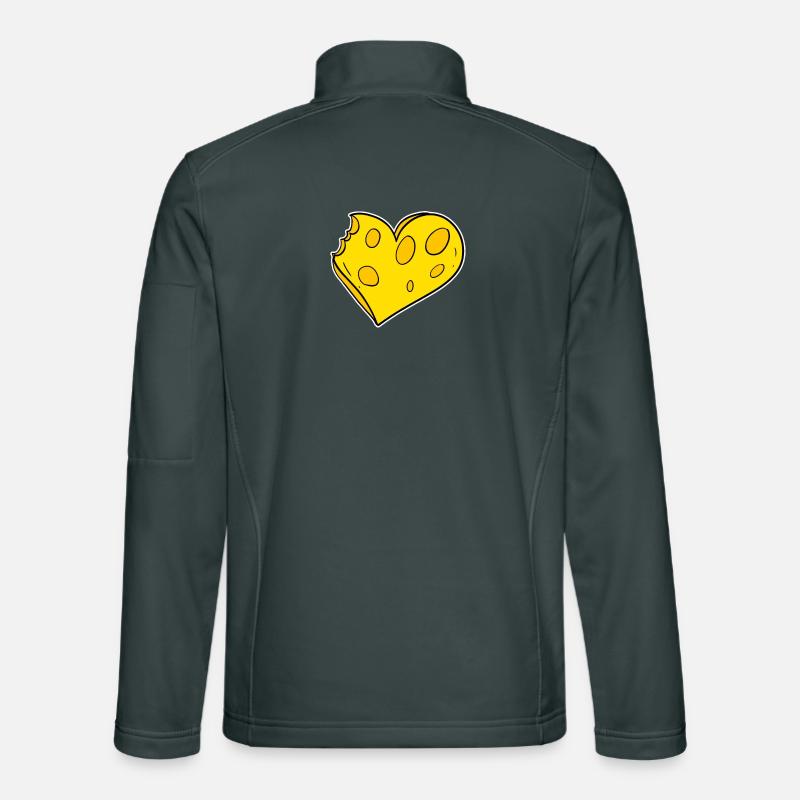 Käse Herz Unisex Softshelljacke