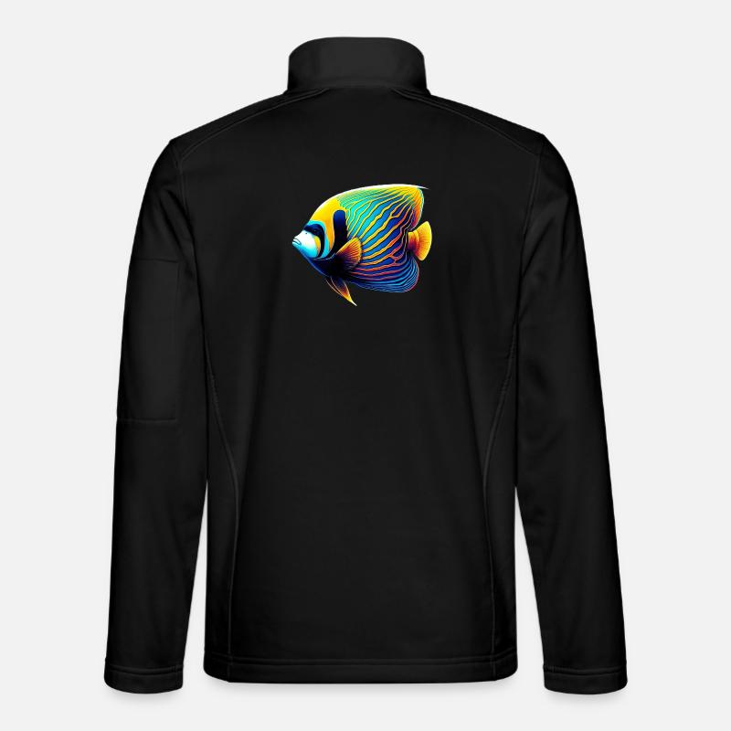 Emperor Angel Fish - Unisex Softshell Jacket - black