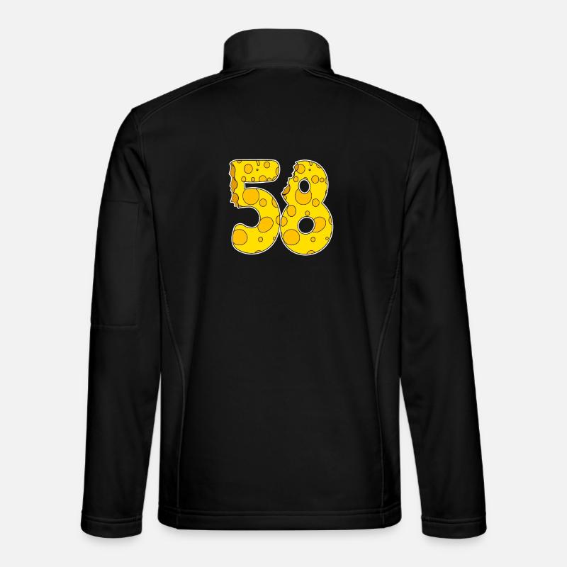 58 years of Lustig Käse - Unisex Softshell Jacket - black