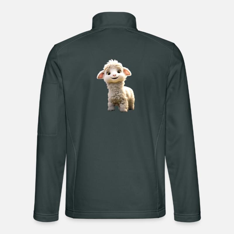 Schaf Lamm Mäh Schäfchen Schäfer Süße Schafe Schaf Unisex Softshelljacke