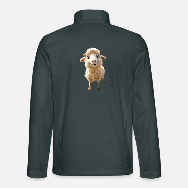 Schaf Lamm Mäh Schäfchen Schäfer Süße Schafe Schaf Unisex Softshelljacke