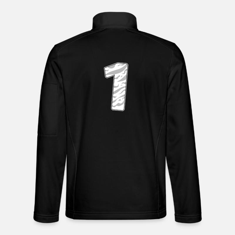1 - Veste en tissu softshell Unisexe - noir