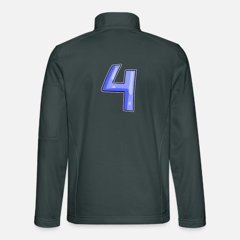 4 - Vier Unisex Softshelljacke