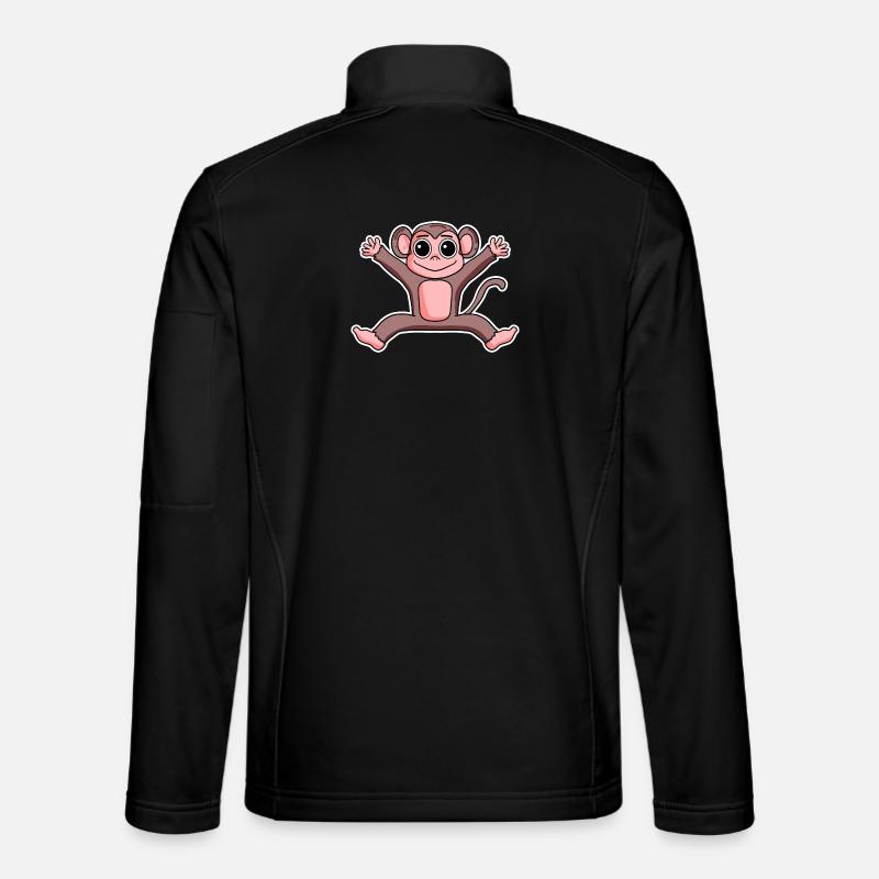 Affe - Unisex Softshelljacke - Schwarz