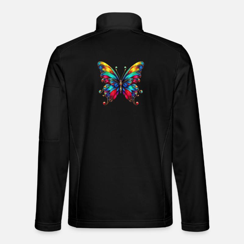 Schmetterling Unisex Softshelljacke