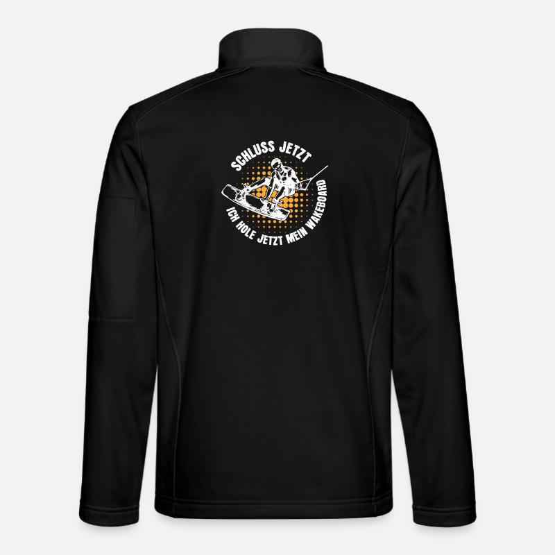 Stunt Wakeboard Surfboard Kitesurfer Statement Unisex Softshelljacke