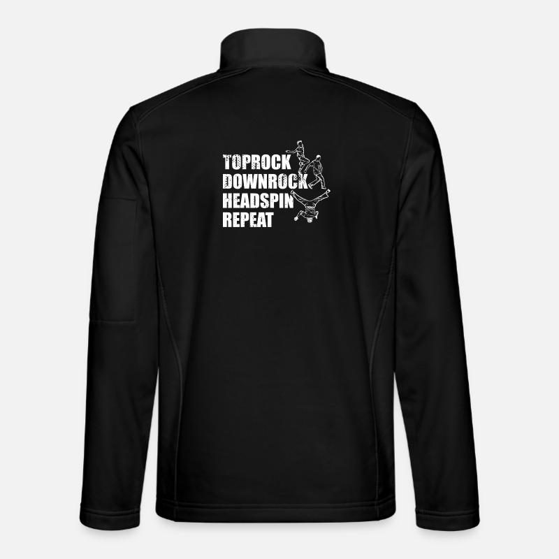 Breakdance Techniques - Unisex Softshell Jacket - black