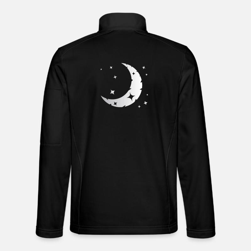 La lune et les étoiles Veste en tissu softshell Unisexe