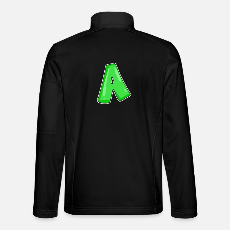 point A Point initial - Veste en tissu softshell Unisexe - noir