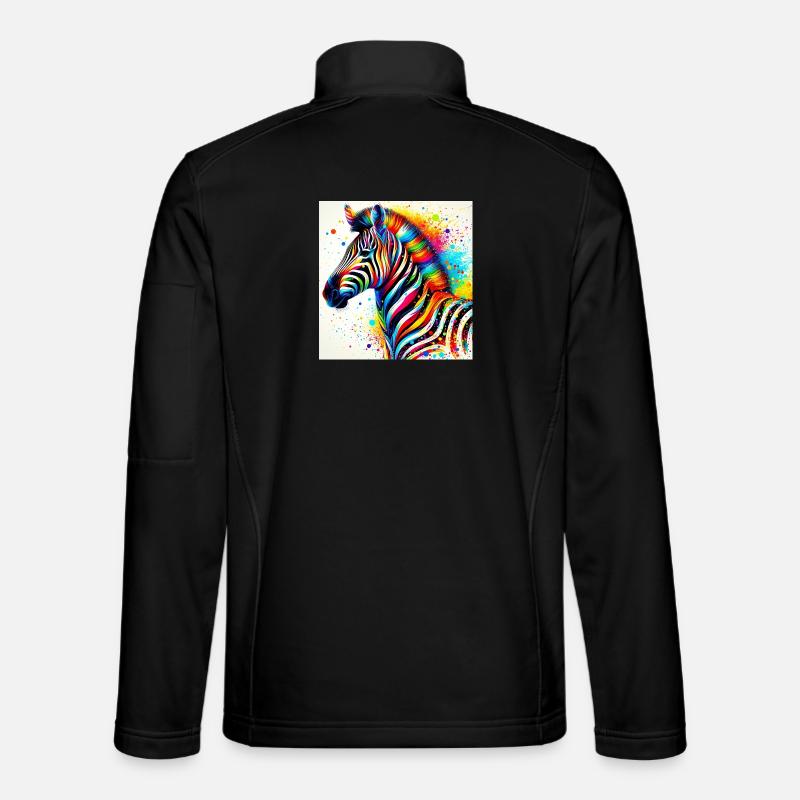Zebra - Unisex Softshell Jacket - black