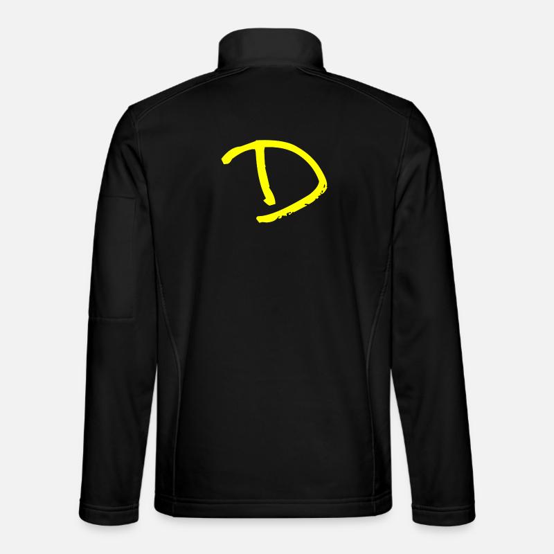 Buchstabe D Unisex Softshelljacke