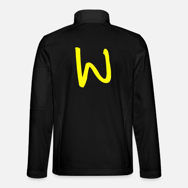 Buchstabe W Unisex Softshelljacke