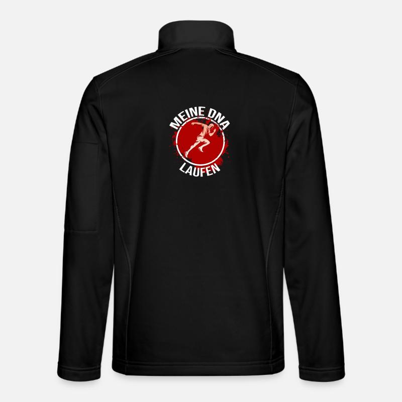 Mein DNA - Laufen - Unisex Softshelljacke - Schwarz