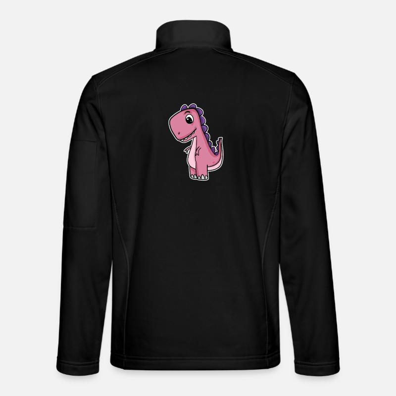 Dino Dinosaur - Unisex Softshell Jacket - black
