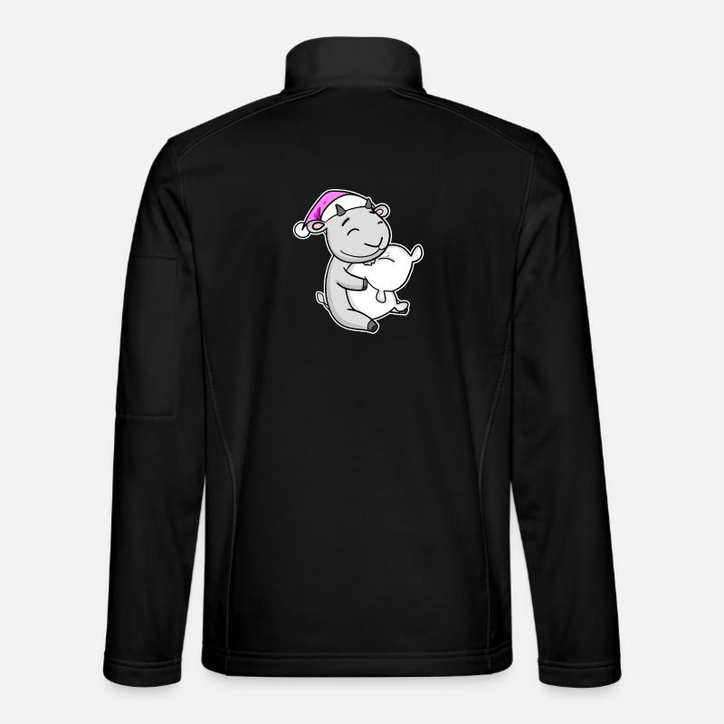 Goat Tired Sleeping Sleeping Girl - Unisex Softshell Jacket - black