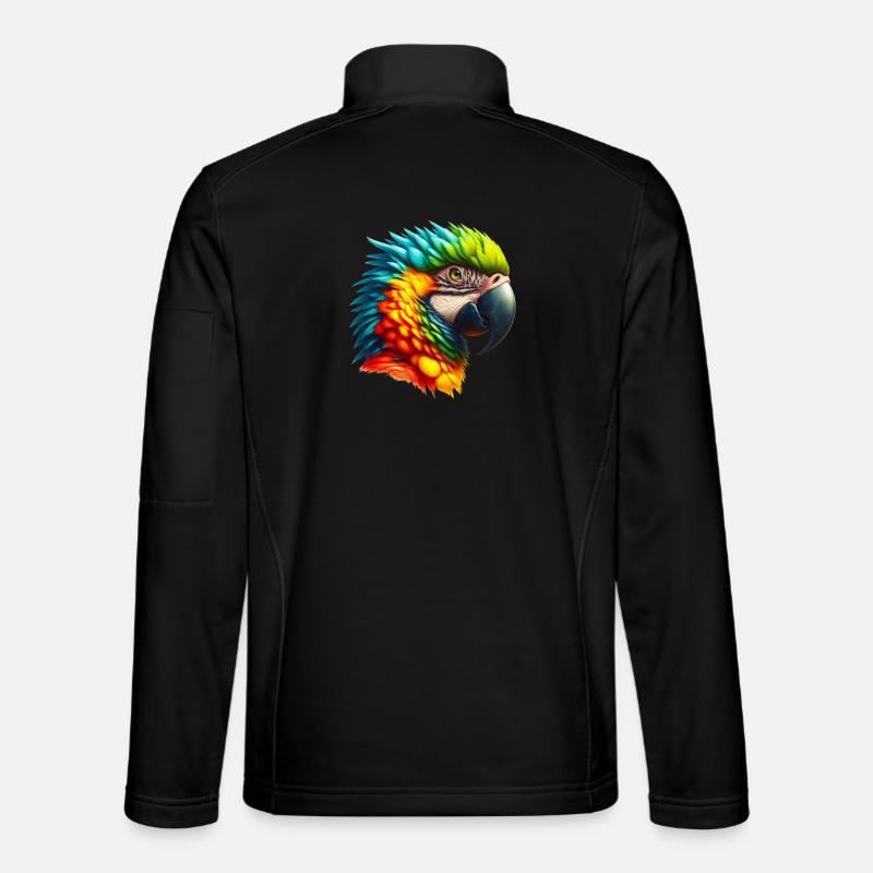 Parrot - Unisex Softshell Jacket - black