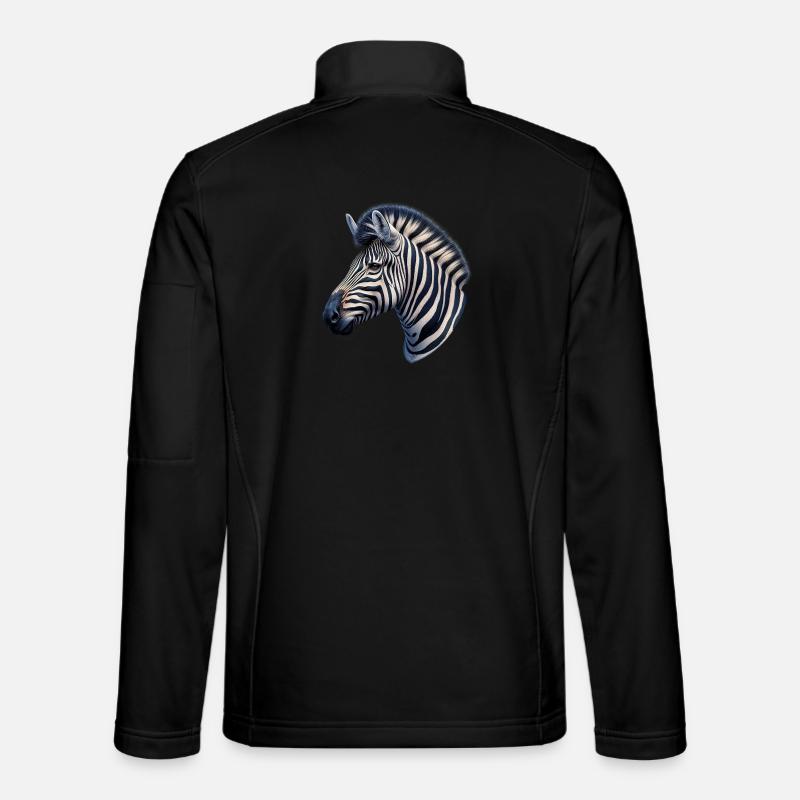 Zebra - Unisex Softshell Jacket - black