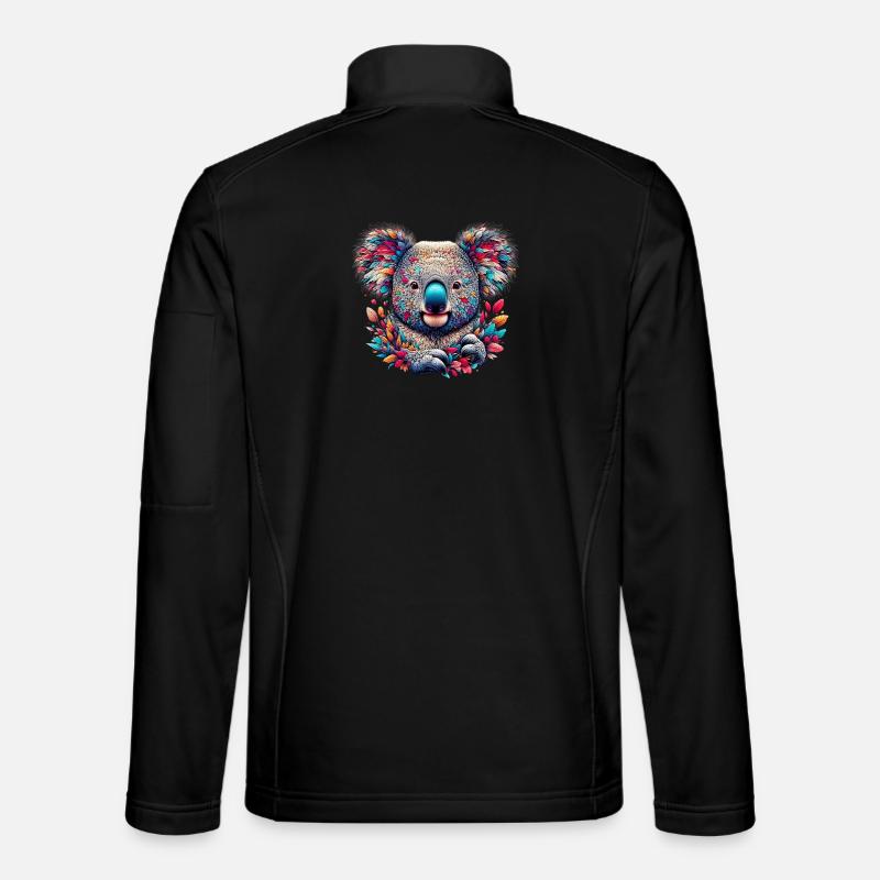 Koala - Veste en tissu softshell Unisexe - noir
