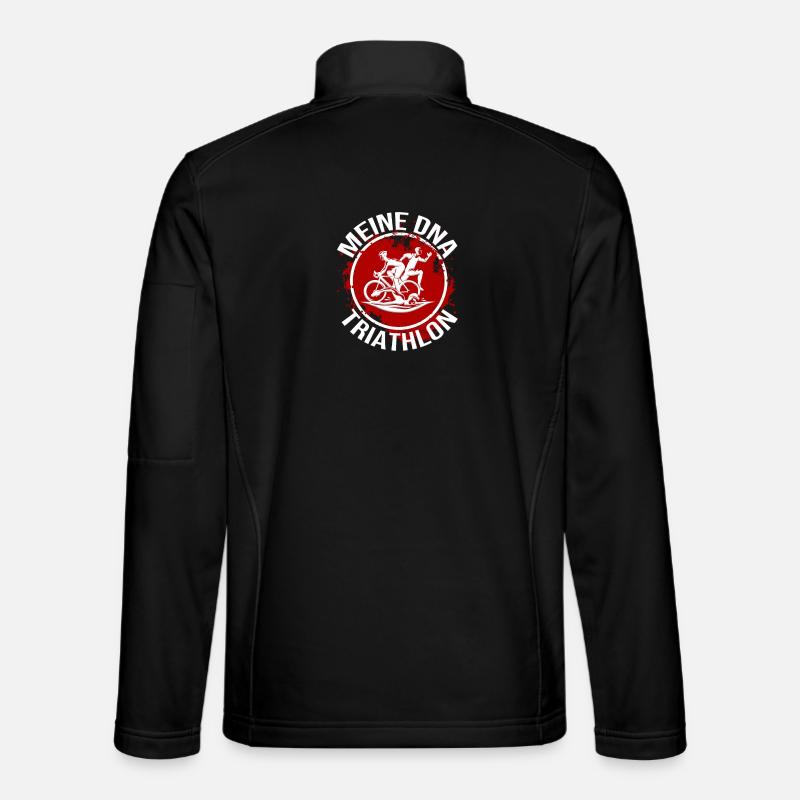 Mein DNA - Triathlon - Unisex Softshelljacke - Schwarz