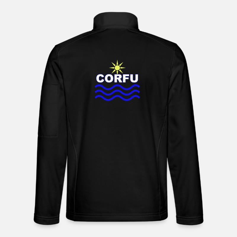 Corfu Sun Waves  Unisex Softshell Jacket