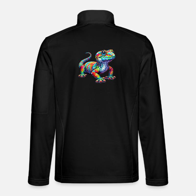 Gecko - Unisex Softshelljacke - Schwarz