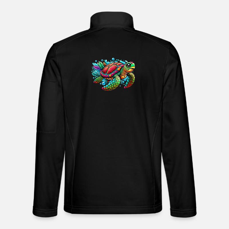 Schildkröte - Unisex Softshelljacke - Schwarz