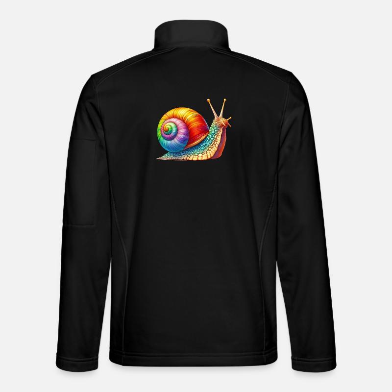 Snail - Unisex Softshell Jacket - black
