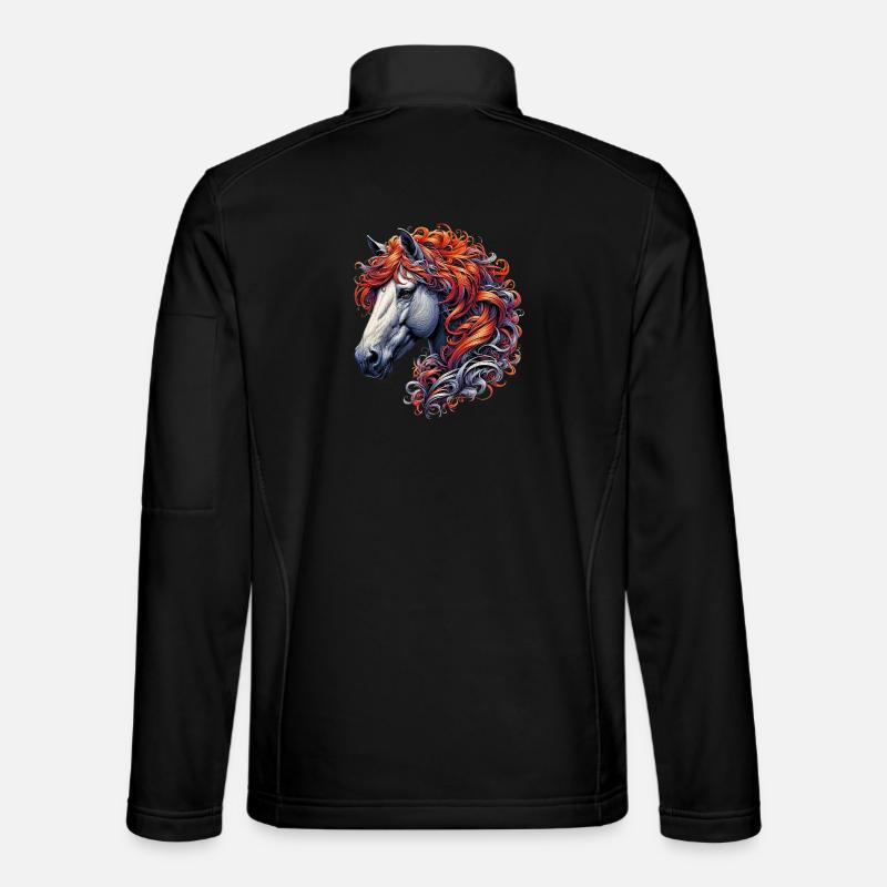 Cheval Veste en tissu softshell Unisexe