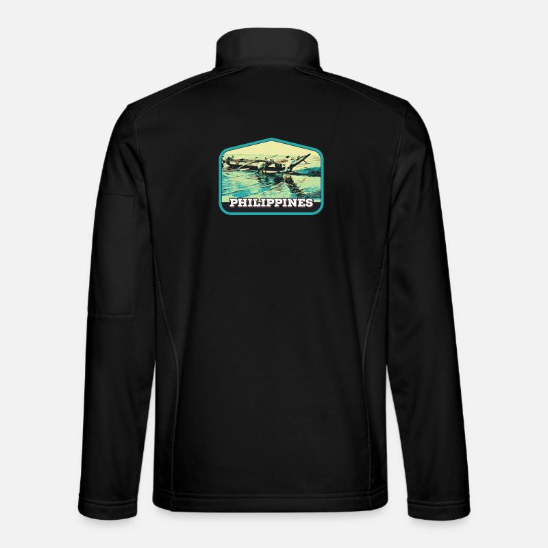 Authentisches Angeln auf den Philippinen Unisex Softshelljacke