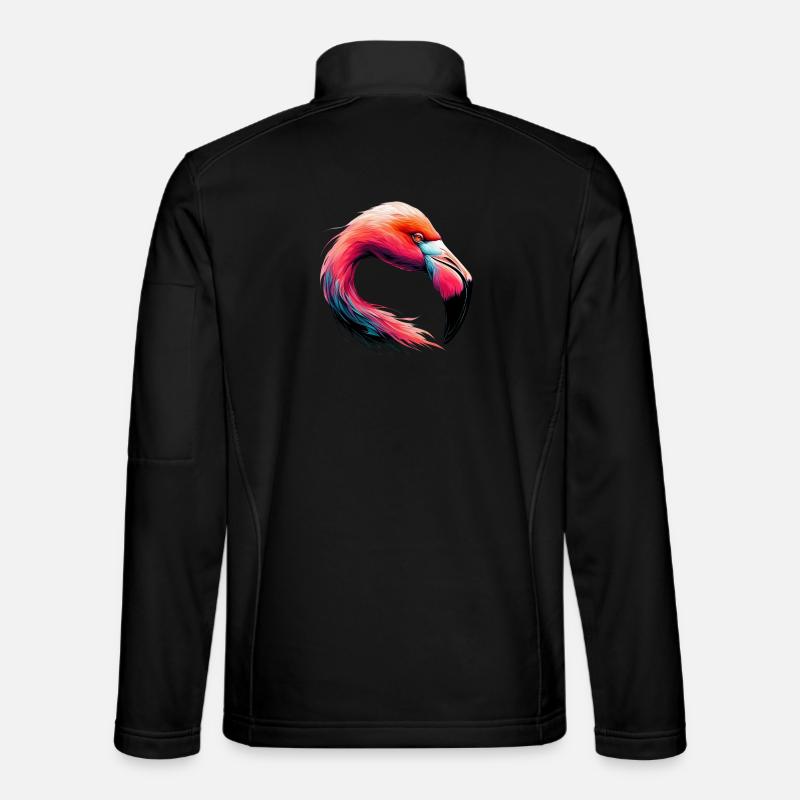 Flamingo - Unisex Softshell Jacket - black