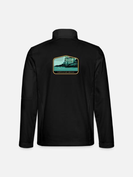 Château de Boccale: Charme der toskanischen Küste - Unisex Softshelljacke - Schwarz