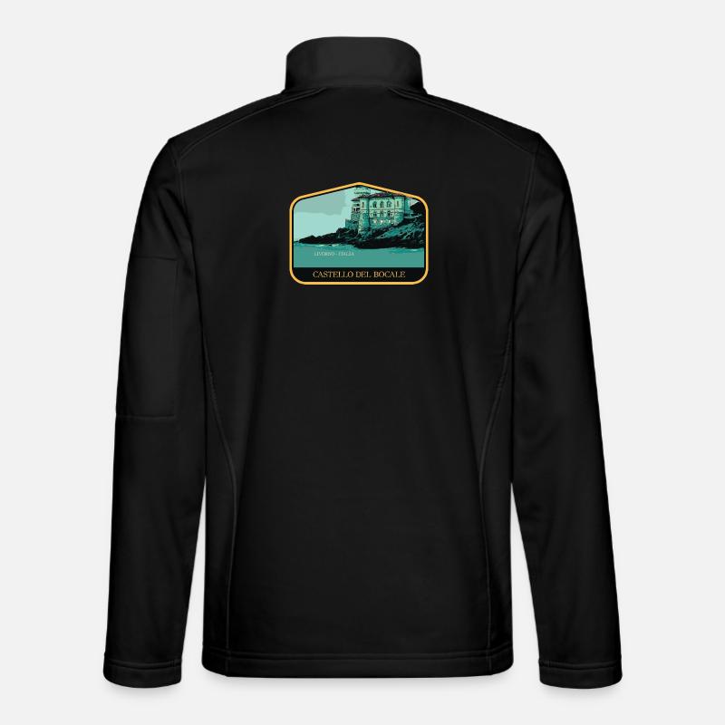 Château de Boccale: Coastal Tuscan Charm Unisex Softshell Jacket