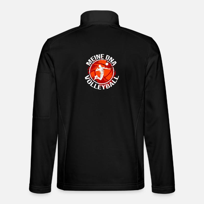 Mein DNA - Volleyball - Unisex Softshelljacke - Schwarz