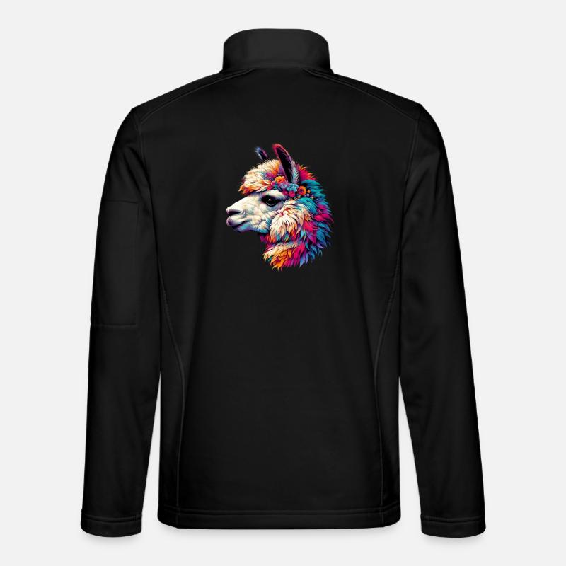 Alpaka - Unisex Softshelljacke - Schwarz