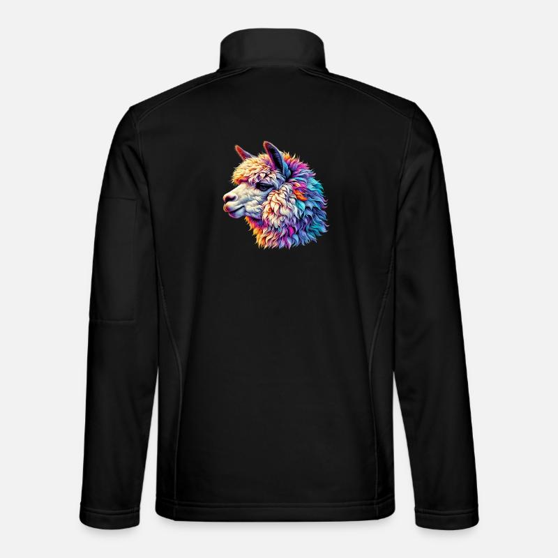 Alpaka - Unisex Softshelljacke - Schwarz