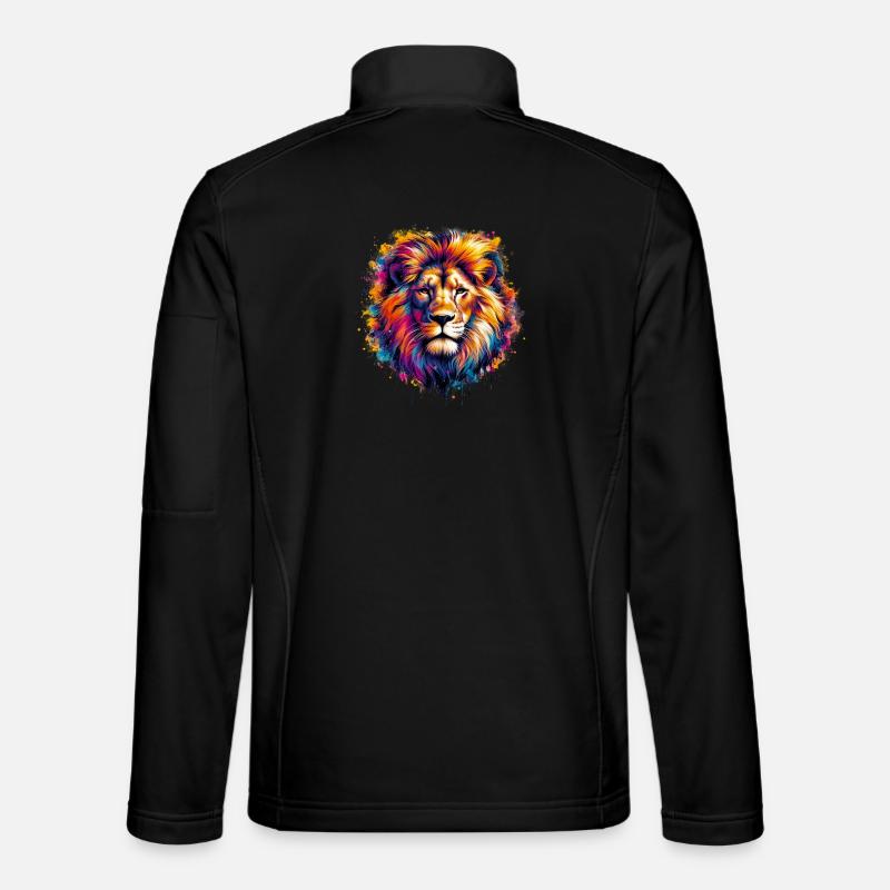 Lion - Unisex Softshell Jacket - black