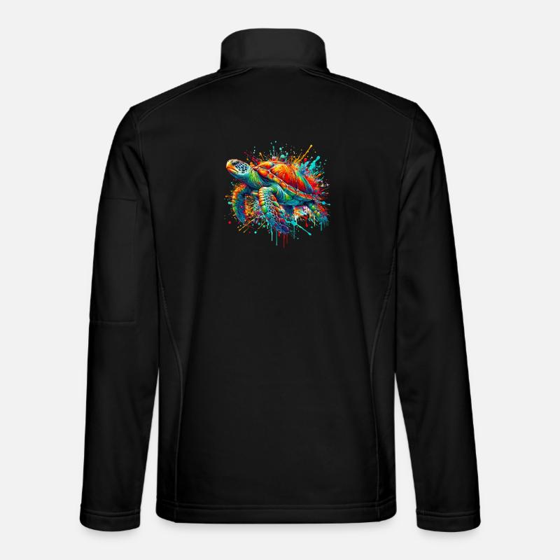 Turtle - Unisex Softshell Jacket - black