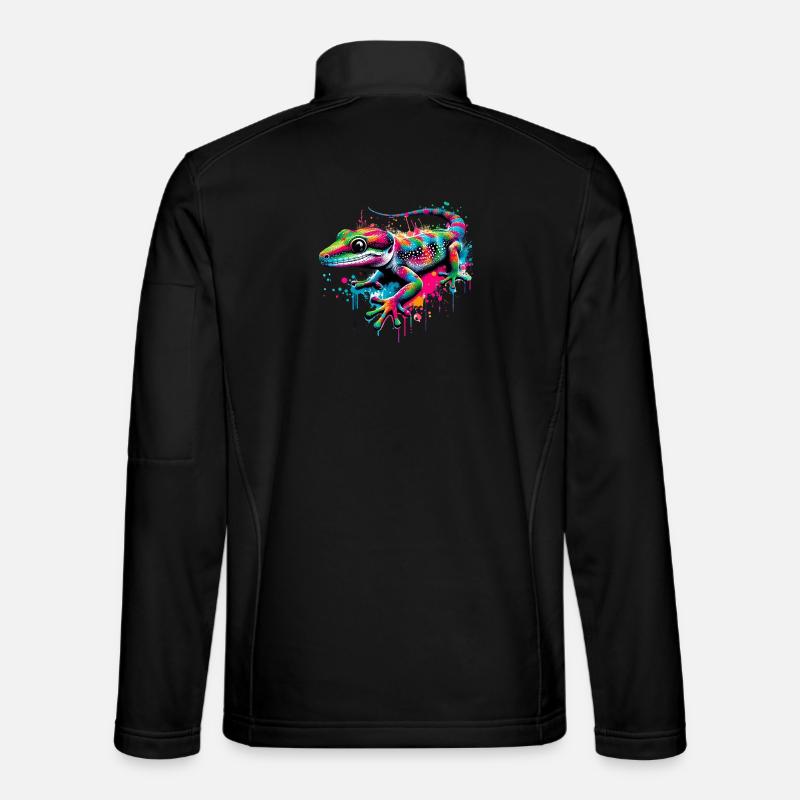 Gecko - Veste en tissu softshell Unisexe - noir