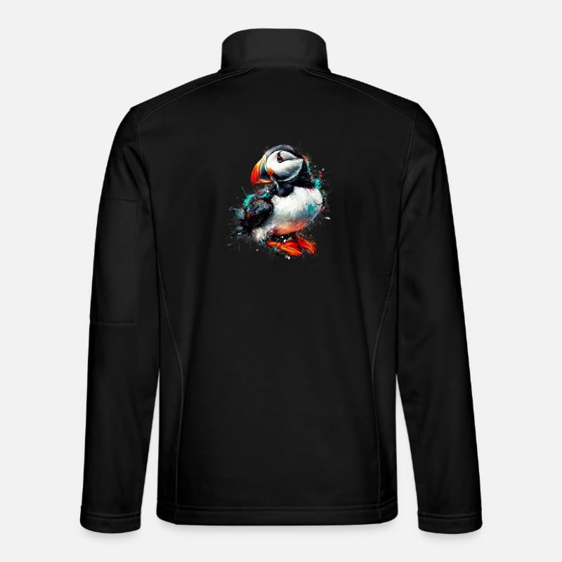 Puffin - Unisex Softshell Jacket - black