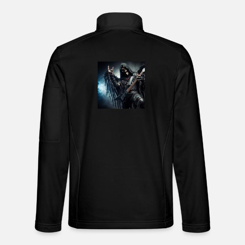The Grim Reaper is heavy - Unisex Softshell Jacket - black