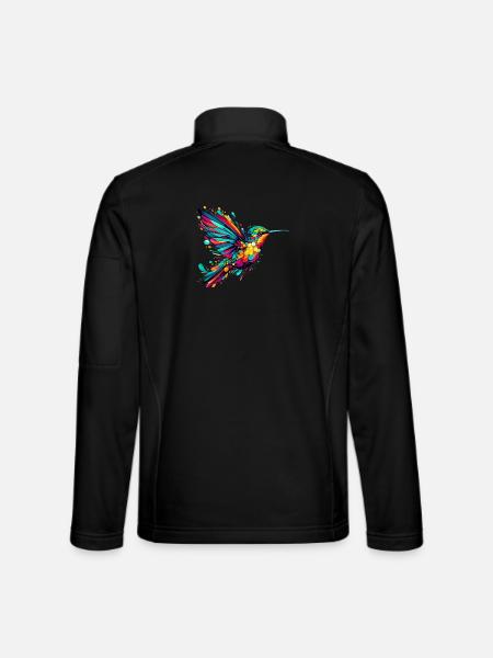 Hummingbird - Unisex Softshell Jacket - black