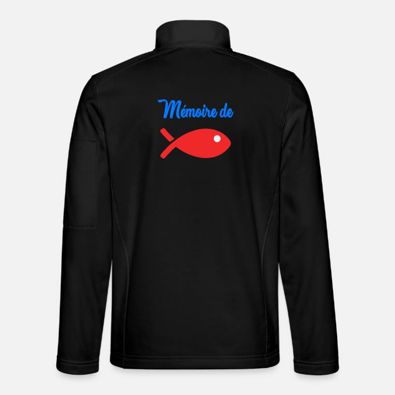 FISH. MEMORY. HUMOR Unisex Softshell Jacket
