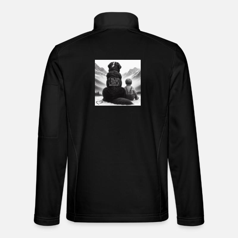 Berner Sennenhund - Unisex Softshelljacke - Schwarz