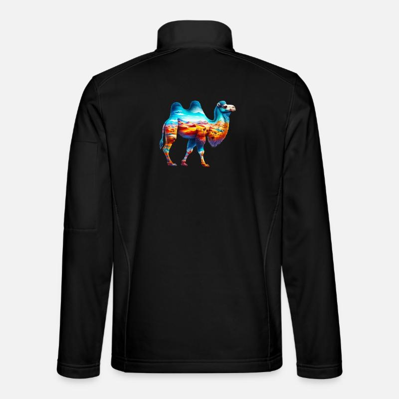 Kamel - Unisex Softshelljacke - Schwarz