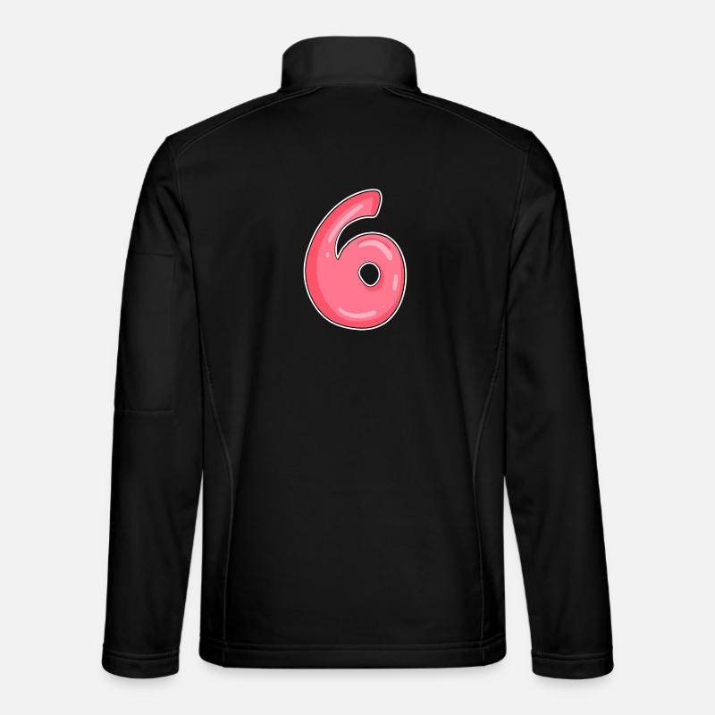 6 - Unisex Softshelljacke - Schwarz