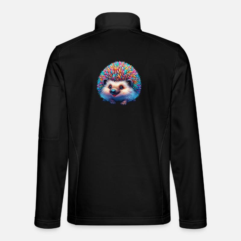 Igel - Unisex Softshelljacke - Schwarz