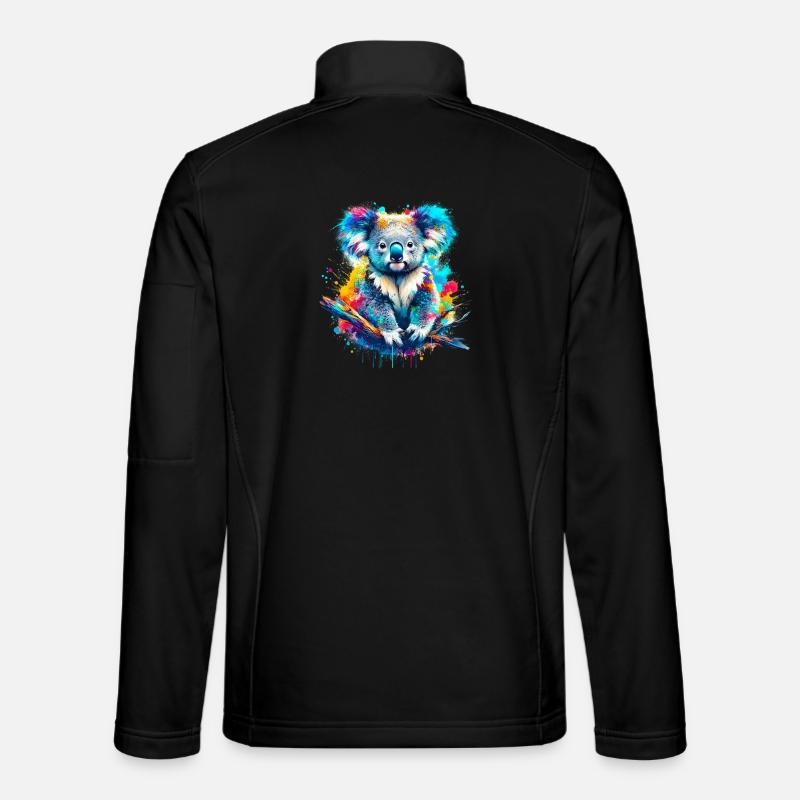 Koala - Veste en tissu softshell Unisexe - noir