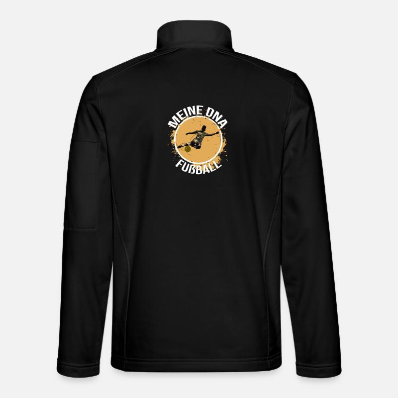 Meine DNA - Fußball - Unisex Softshelljacke - Schwarz